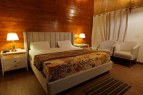 Resort cottage exterior